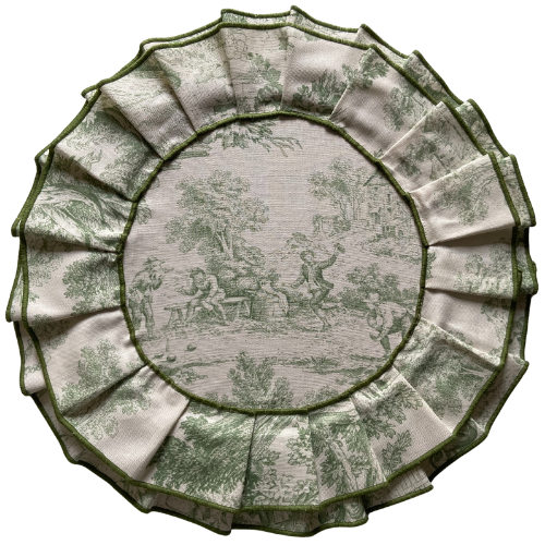 Toile de Jouy Green